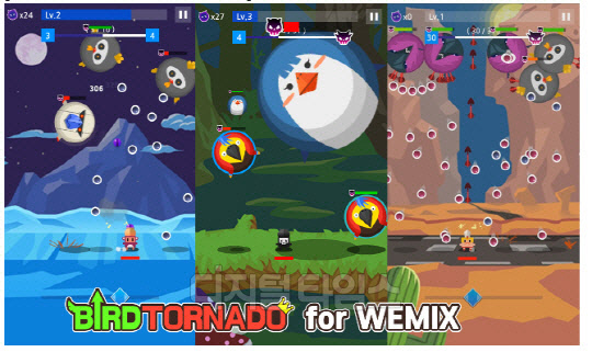 위메이드는 자회사 위메이드트리를 통해 지난 월 31일 첫 블록체인 게임 '버드토네이도 포 위믹스(이하, 버드토네이도)'를 전 세계 149개국에 출시했다. 위메이드 제공.